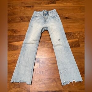 Distressed Light Blue Women's Jeans